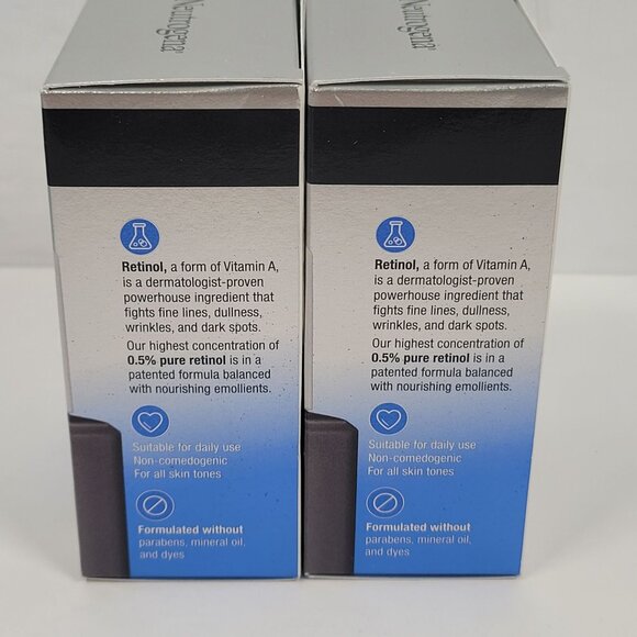 Neutrogena Rapid Wrinkle Repair Retinol Pro+.5% Power Serum 1 FL OZ Set of 2 NIB - Picture 3 of 5